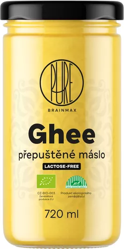 BrainMax Pure Ghee, masło klarowane, BIO, 720 ml