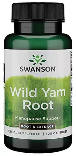 Korzeń Swanson Wild Yam, 100 kapsułek