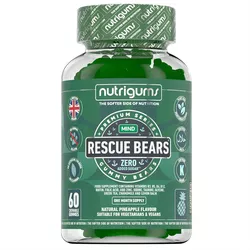 Nutrigums Rescue Bears, środek przeciwstresowy, 60 galaretkowych cukierków