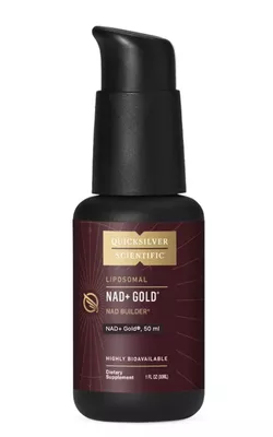 Quicksilver Scientific Liposomal NAD+ Gold®, liposomalne NAD+, 50 ml