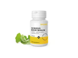 Epigemic® Ginkgo BodyBrain, miłorząb dwuklapowy, 60 kapsułek