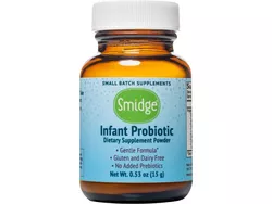 Smidge Infant Probiotic, probiotyki dla niemowląt w proszku, 15 g