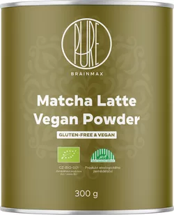 BrainMax BranMax Pure Matcha Latte Vegan, BIO, 300 g