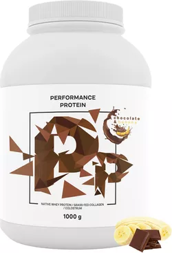 BrainMax Performance Protein, natywne białko serwatkowe, czekolada i banan, 1000 g