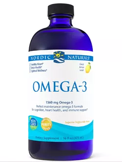 Nordic Naturals Ultimate Omega, 1560 mg, cytryna, 473 ml