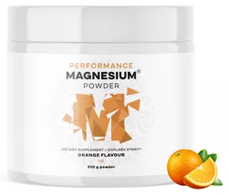 BrainMax Performance Magnesium® Powder (bisglicynian magnezu), 550 g Smak: Pomarańcz