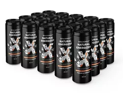 BrainMax Natural Energizer, napój energetyczny, brzoskwinia, marakuja, 20x250 ml