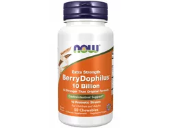 Now® Foods NOW BerryDophilus Extra Strength (probiotyki dla dzieci), 50 pastylek do żucia