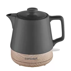 Concept RK0062 ceramiczny czajnik bezprzewodowy 1 l, ciemnoszary
