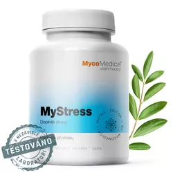 MycoMedica - MyStress, wsparcie stresu, 90 kapsułek ziołowych