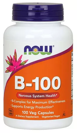 Now® Foods NOW Kompleks witamin B-100, 100 kapsułek ziołowych