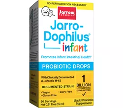 Jarrow Formulas Jarrow Jarro-Dophilus Infant, Krople probiotyczne dla dzieci, 1 miliard, 15 ml