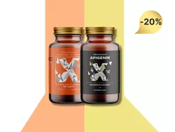 BrainMax BrainMax Liposomal Vitamin C 500 mg, 600 kapsułek roślinnych+BrainMax Apigenin, 300 mg, 60 kapsułek