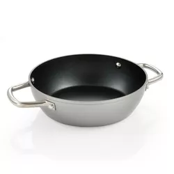 Tescoma Głęboka patelnia GrandCHEF+ średnica 24cm, 2 uchwyty, śred. 24 cm