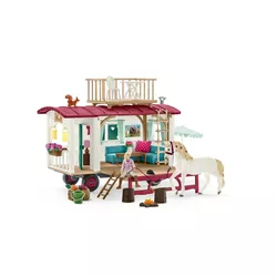 Schleich 42593 Przyczepa kempingowa do spotkań z przyjaciółmi, new, 23 x 39 x 16,6 cm