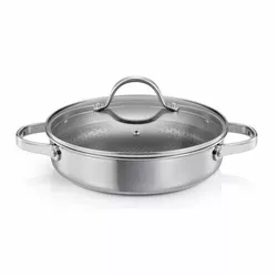 Tescoma Głęboka patelnia z pokrywką SteelCRAFTśrednica 28 cm, 2 uchwyty