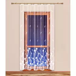 4Home Firana Flowers garden prosta, 200 x 250 cm