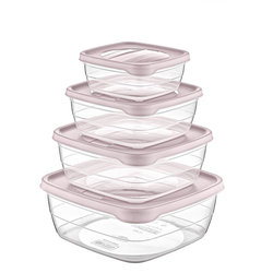 Orion 4-częściowy komplet pojemników plastikowych TREND