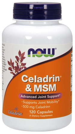Now® Foods NOW Celadrin i MSM 500 mg, 120 kapsułek