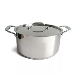 Kitchisimo Garnek ze stali nierdzewnej z pokrywką Chef, 5 l, 24 cm