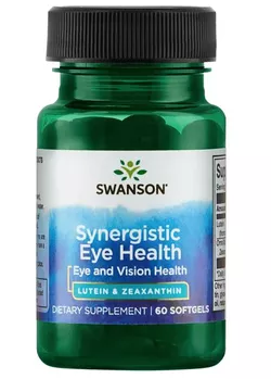 Swanson Synergistic Eye Health - Luteina i Zeaksantyna, 60 kapsułek Sofgel