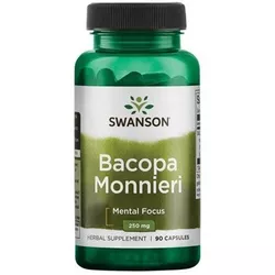 Swanson Bacopa Monnieri, 250 mg, 90 kapsułek