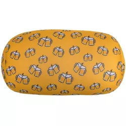 Poduszka relaksująca pod kark cylinder Beer, 30 x  15 cm