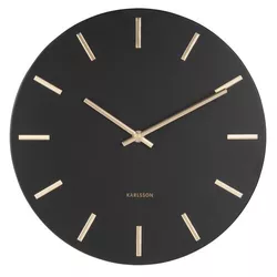 Karlsson 5821BK Stylowy zegar ścienny śr. 30 cm