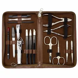 Kellermann 9205 zestaw do manicure i pedicure, brązowy