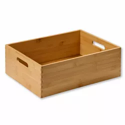 Kesper 57511 Pudełko bambusowe, 38,5 x 28,5 x 13 cm
