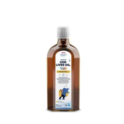 Osavi Olej z wątroby dorsza norweskiego Kids, Omega 3 Olej z wątroby dorsza norweskiego, dla dzieci, cytryna, 500 mg, 250 ml