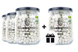3+1 GRATIS: BrainMax Pure Jagody w białej czekoladzie, BIO, 165 g