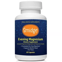 Smidge Magnez wieczorem Smidge, bisglicynian magnezu, 60 kapsułek roślinnych