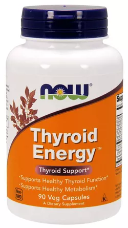 Now® Foods NOW Thyroid Energy (Tarczyca), 90 kapsułek ziołowych