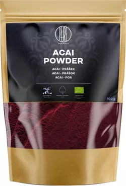 BrainMax Pure Acai Powder, Acai BIO w proszku, 100 g