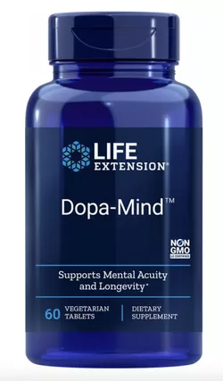 Life Extension Dopa-Mind, wsparcie dopaminy, 60 kapsułek roślinnych