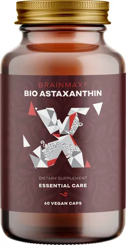 BrainMax Astaxanthin (Astaksantyna) BIO, 8 mg, 60 kapsułek roślinnych