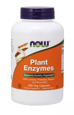 Now® Foods NOW Plant Enzymes, 240 kapsułek roślinnych
