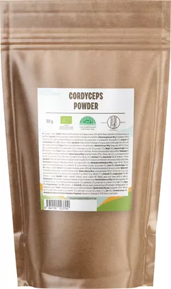 BrainMax Pure Cordyceps w proszku BIO, 100g