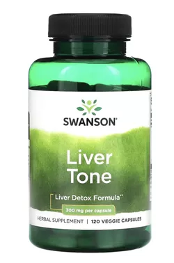 Formuła detoksykująca wątrobę Swanson Tone, wsparcie wątroby, 300 mg, 120 kapsułek wegetariańskich