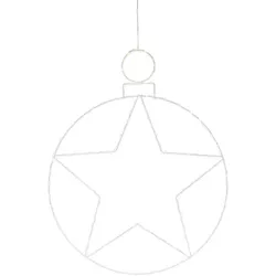 Świąteczna wisząca dekoracja LED Kerstball Star236 LED, 48 cm