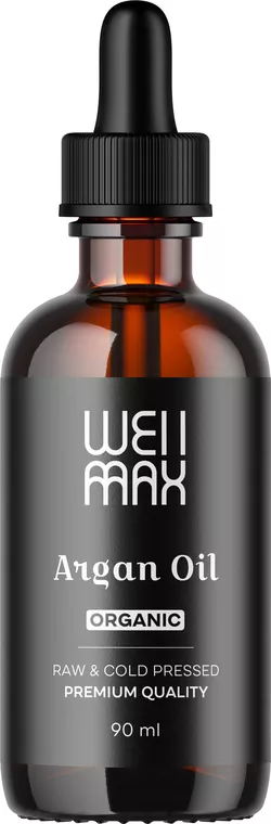 WellMax Argan oil, Arganowy olej, BIO, RAW, 90 ml