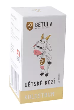 Betula - Dziecięca siara kozie, 125 mg, 120 kapsułek