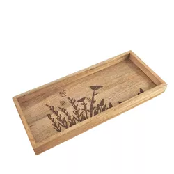 InDecor Taca dekoracyjna Meadow z drewna mango, 36x 16 x 4 cm