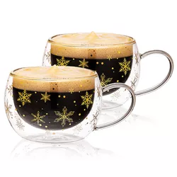 4Home Szklanka termiczna na cappuccino Snow Hot&Cool 270 ml, 2 szt.