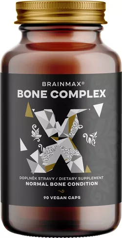 BrainMax Bone Complex, wsparcie dla zdrowia kości, 90 kapsułek roślinnych