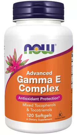 Now® Foods NOW Advanced Gamma E Complex, 120 kapsułek