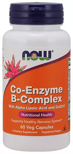 Now® Foods NOW Co-Enzyme Witamina B-kompleks (aktywna forma koenzymu), 60 kapsułek ziołowych