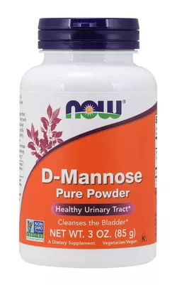 Now® Foods NOW D-Mannoza, 85 g, czysty proszek