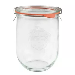 Weck 6-częściowy zestaw słoików Tulpe 1062 ml zakcesoriami, średnica 100 mm